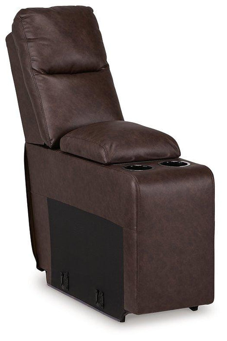Punch Up Power Reclining Sectional Loveseat with Console - Furniture Land (Milwaukee, WI)