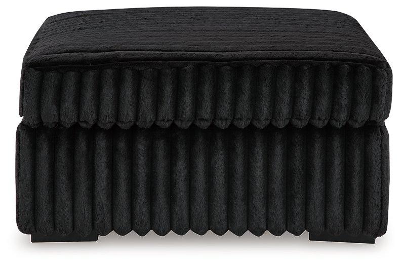 Midnight-Madness Oversized Accent Ottoman - Furniture Land (Milwaukee, WI)