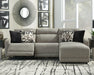 Colleyville Power Reclining Sectional with Chaise - Furniture Land (Milwaukee, WI)