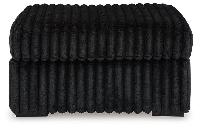Midnight-Madness Oversized Accent Ottoman - Furniture Land (Milwaukee, WI)