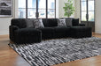 Midnight-Madness Sectional with Chaise - Furniture Land (Milwaukee, WI)