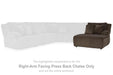 Top Tier Sectional Sofa Chaise - Furniture Land (Milwaukee, WI)