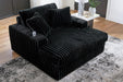 Midnight-Madness Oversized Chaise - Furniture Land (Milwaukee, WI)
