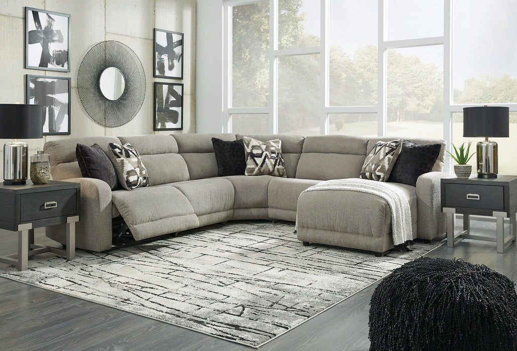 Colleyville Power Reclining Sectional with Chaise - Furniture Land (Milwaukee, WI)