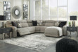 Colleyville Power Reclining Sectional with Chaise - Furniture Land (Milwaukee, WI)