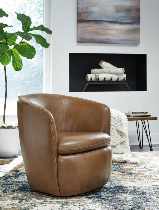 Kierreys Swivel Accent Chair - Furniture Land (Milwaukee, WI)