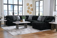 Midnight-Madness Sectional with Chaise - Furniture Land (Milwaukee, WI)