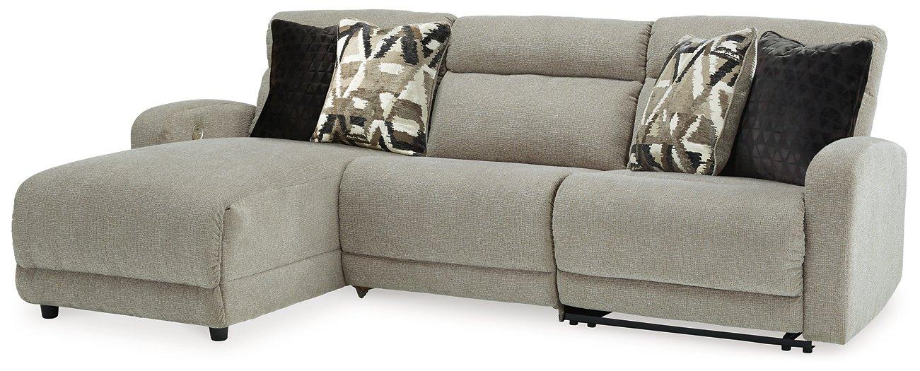 Colleyville Power Reclining Sectional with Chaise - Furniture Land (Milwaukee, WI)