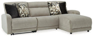 Colleyville Power Reclining Sectional with Chaise - Furniture Land (Milwaukee, WI)