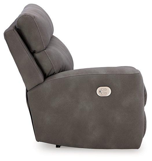 Next-Gen DuraPella Power Reclining Sectional Loveseat - Furniture Land (Milwaukee, WI)