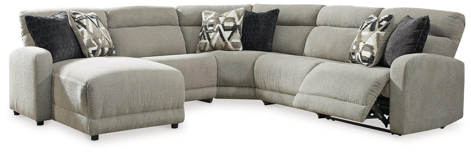 Colleyville Power Reclining Sectional with Chaise - Furniture Land (Milwaukee, WI)
