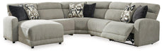 Colleyville Power Reclining Sectional with Chaise - Furniture Land (Milwaukee, WI)