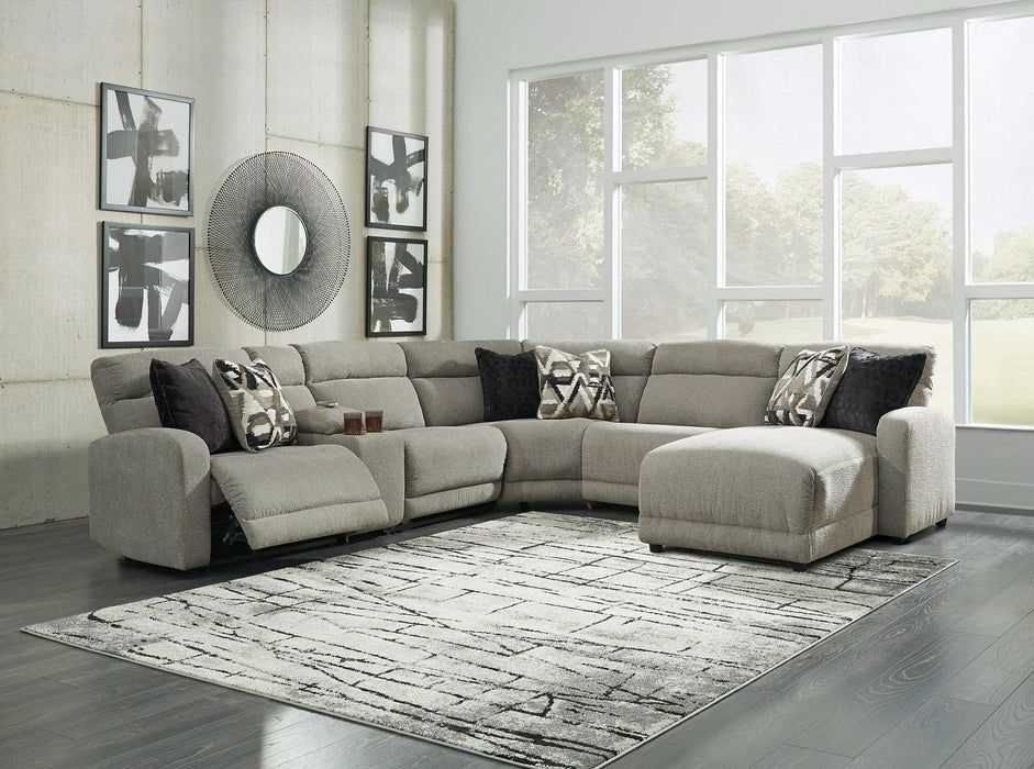 Colleyville Power Reclining Sectional with Chaise - Furniture Land (Milwaukee, WI)