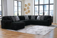 Midnight-Madness Sectional with Chaise - Furniture Land (Milwaukee, WI)
