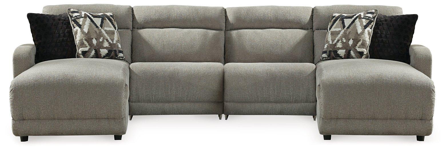 Colleyville Power Reclining Sectional with Chaise - Furniture Land (Milwaukee, WI)