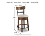Valebeck Counter Height Bar Stool - Furniture Land (Milwaukee, WI)