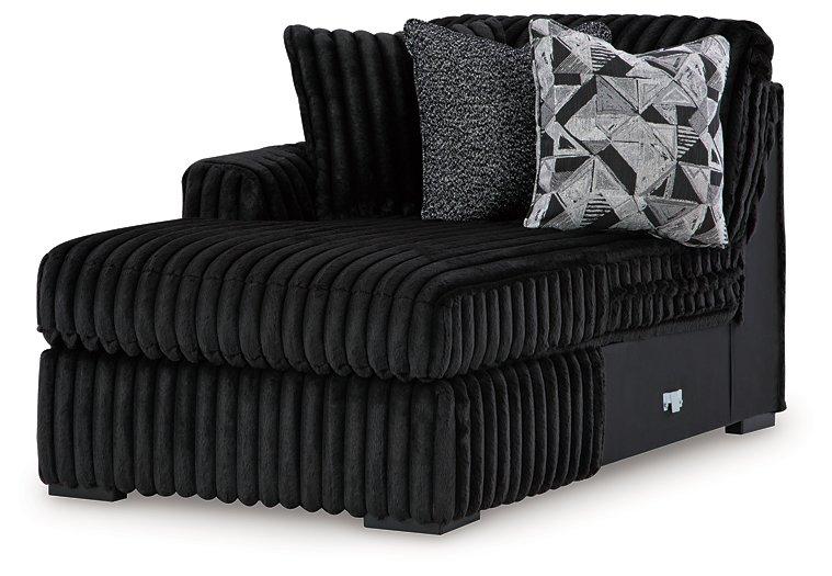 Midnight-Madness Sectional Sofa with Chaise - Furniture Land (Milwaukee, WI)