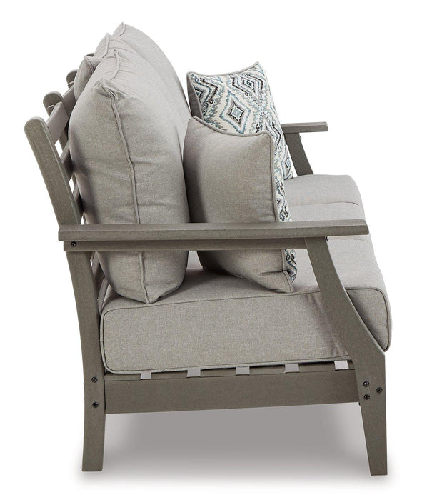 Visola Outdoor Sofa and Loveseat Set - Furniture Land (Milwaukee, WI)