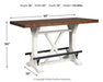 Valebeck Counter Height Dining Table - Furniture Land (Milwaukee, WI)