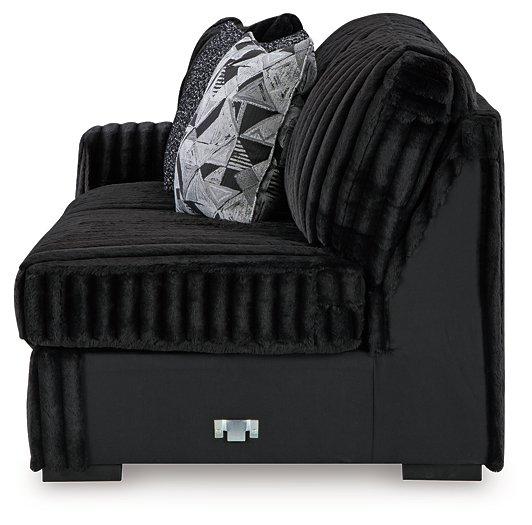 Midnight-Madness Sectional Sofa with Chaise - Furniture Land (Milwaukee, WI)