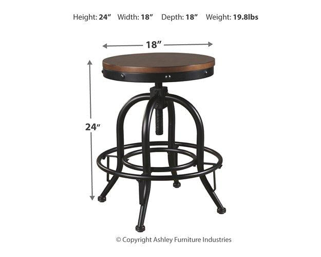 Valebeck Counter Height Bar Stool - Furniture Land (Milwaukee, WI)