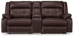 Punch Up Power Reclining Sectional Loveseat with Console - Furniture Land (Milwaukee, WI)