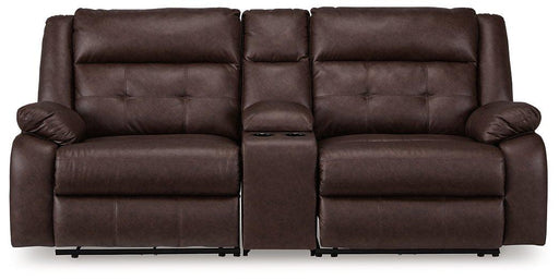 Punch Up Power Reclining Sectional Loveseat with Console - Furniture Land (Milwaukee, WI)