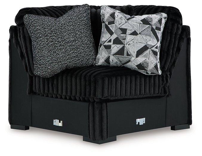 Midnight-Madness Sectional with Chaise - Furniture Land (Milwaukee, WI)