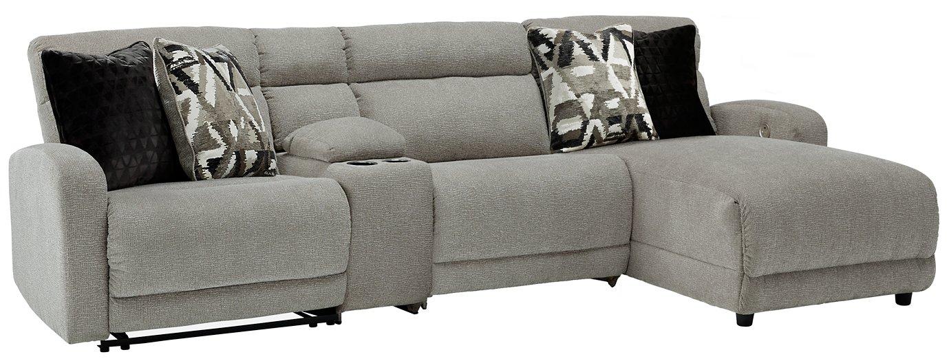 Colleyville Power Reclining Sectional with Chaise - Furniture Land (Milwaukee, WI)