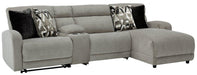 Colleyville Power Reclining Sectional with Chaise - Furniture Land (Milwaukee, WI)