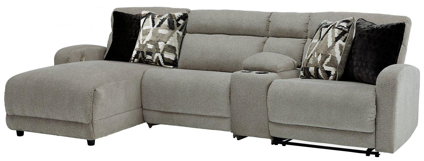 Colleyville Power Reclining Sectional with Chaise - Furniture Land (Milwaukee, WI)