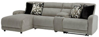 Colleyville Power Reclining Sectional with Chaise - Furniture Land (Milwaukee, WI)