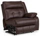 Punch Up Power Reclining Sectional Loveseat with Console - Furniture Land (Milwaukee, WI)
