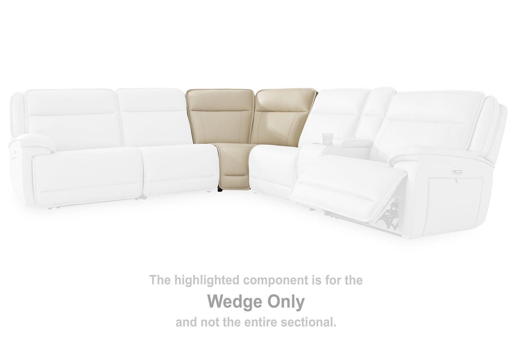 Double Deal Reclining Sectional with Console - Furniture Land (Milwaukee, WI)