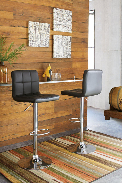 Bellatier Adjustable Height Bar Stool - Furniture Land (Milwaukee, WI)