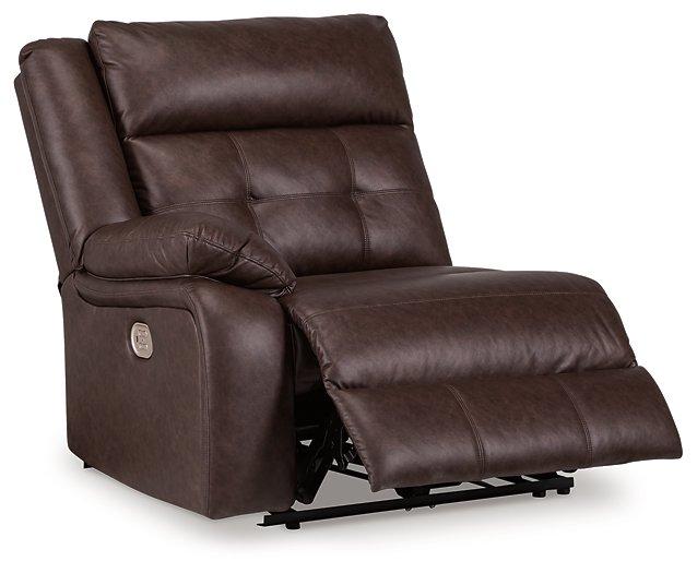 Punch Up Power Reclining Sectional Loveseat with Console - Furniture Land (Milwaukee, WI)