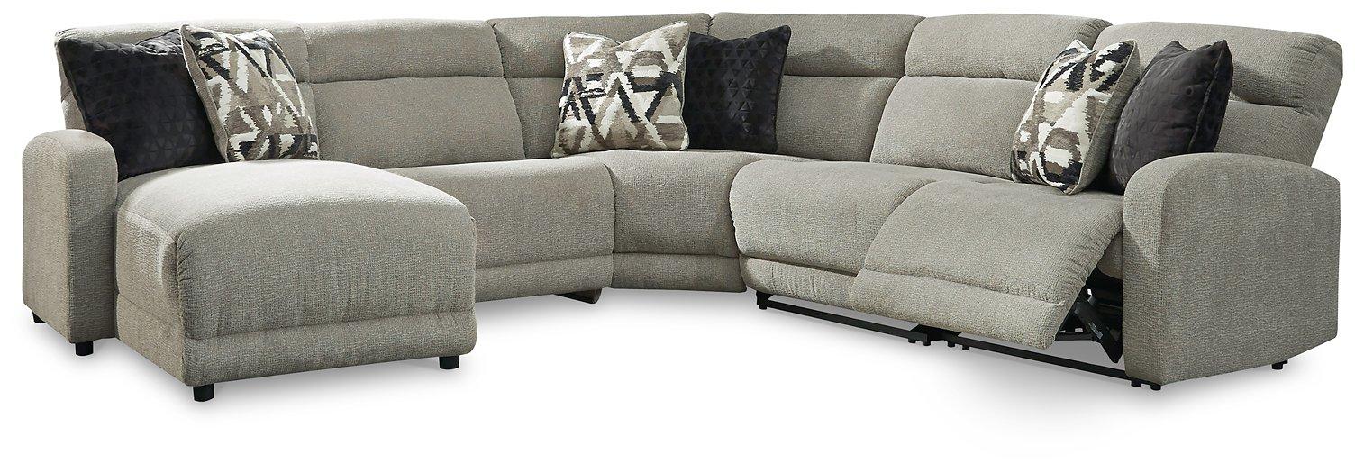 Colleyville Power Reclining Sectional with Chaise - Furniture Land (Milwaukee, WI)
