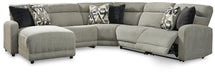 Colleyville Power Reclining Sectional with Chaise - Furniture Land (Milwaukee, WI)