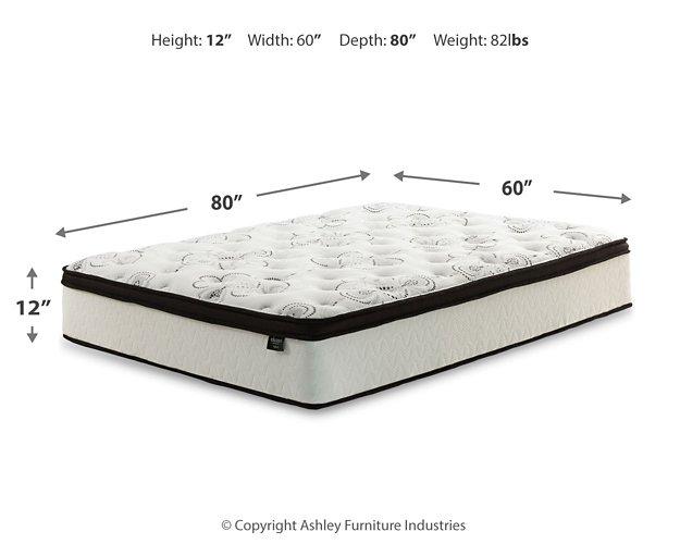 Chime 12 Inch Hybrid Mattress in a Box - Furniture Land (Milwaukee, WI)