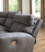 Next-Gen DuraPella Power Reclining Sectional Loveseat with Console - Furniture Land (Milwaukee, WI)