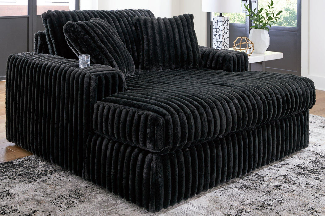 Midnight-Madness Oversized Chaise - Furniture Land (Milwaukee, WI)