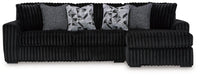 Midnight-Madness Sectional Sofa with Chaise - Furniture Land (Milwaukee, WI)