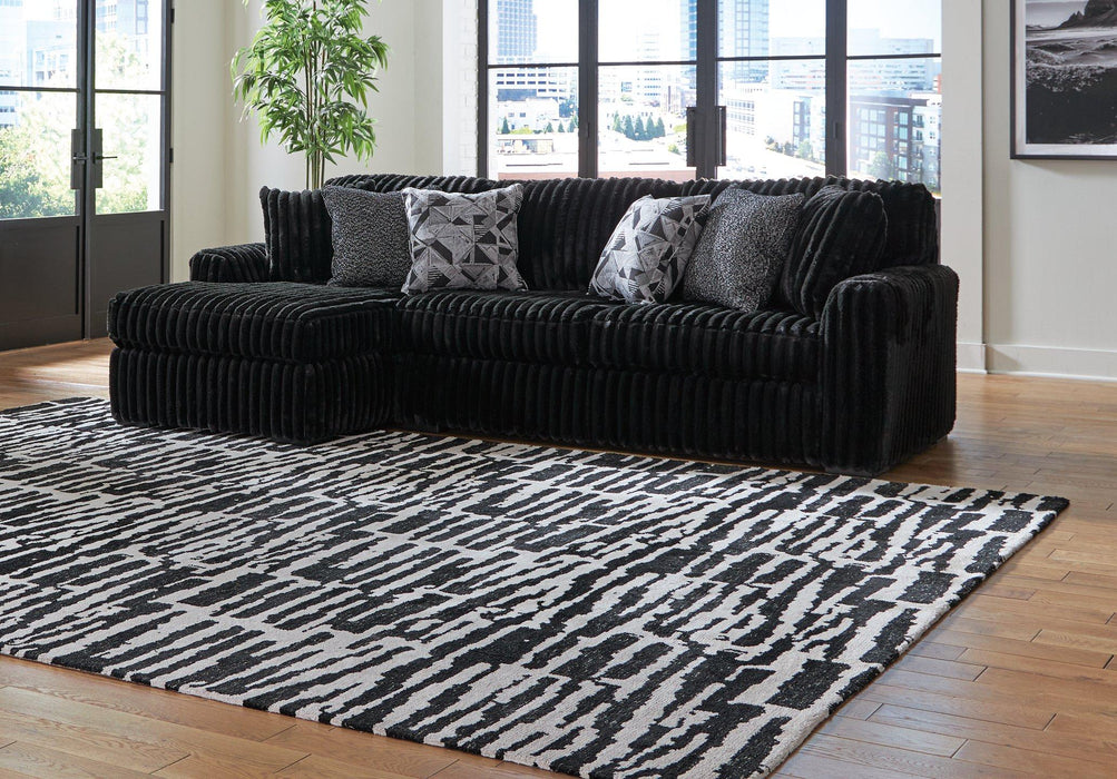 Midnight-Madness Sectional Sofa with Chaise - Furniture Land (Milwaukee, WI)