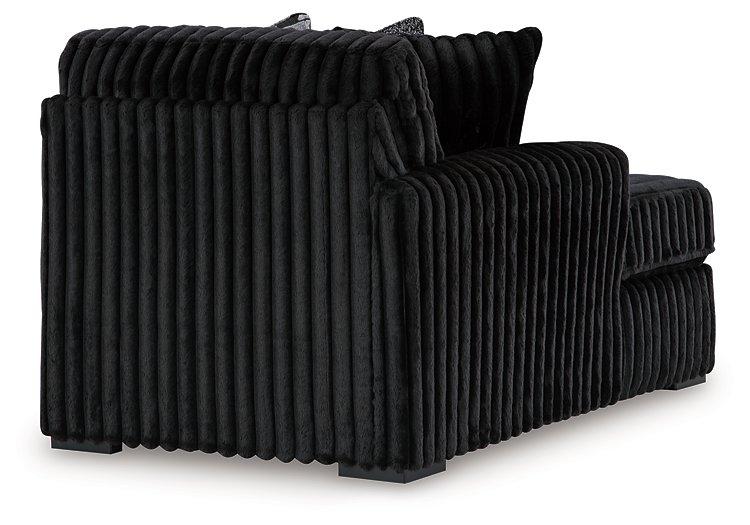 Midnight-Madness Sectional Sofa with Chaise - Furniture Land (Milwaukee, WI)