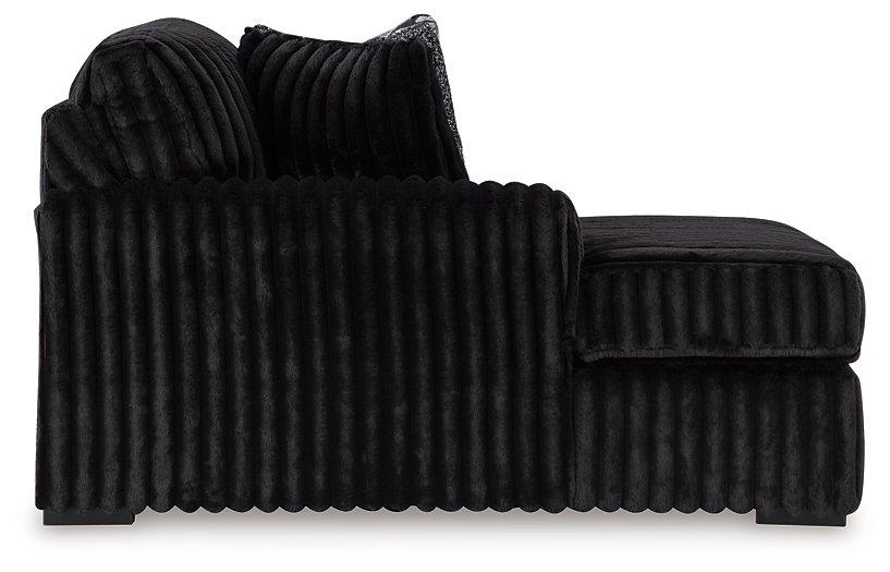 Midnight-Madness Sectional Sofa with Chaise - Furniture Land (Milwaukee, WI)