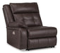 Punch Up Power Reclining Sectional Loveseat with Console - Furniture Land (Milwaukee, WI)