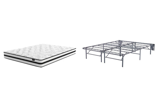 8 Inch Chime Innerspring Mattress Set - Furniture Land (Milwaukee, WI)