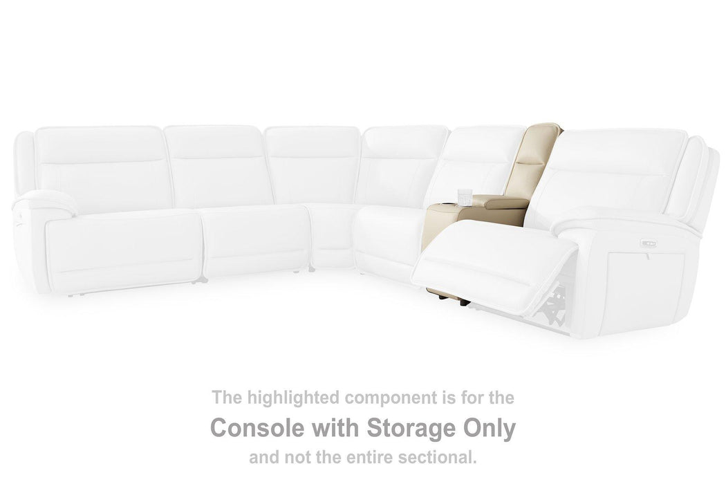 Double Deal Reclining Sectional with 2 Consoles - Furniture Land (Milwaukee, WI)