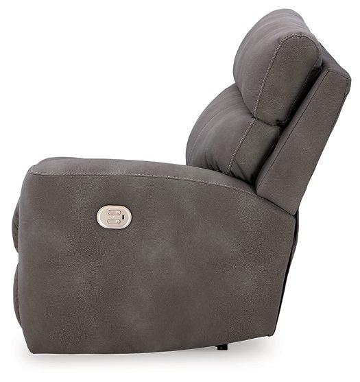 Next-Gen DuraPella Power Reclining Sectional Loveseat - Furniture Land (Milwaukee, WI)