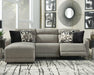 Colleyville Power Reclining Sectional with Chaise - Furniture Land (Milwaukee, WI)